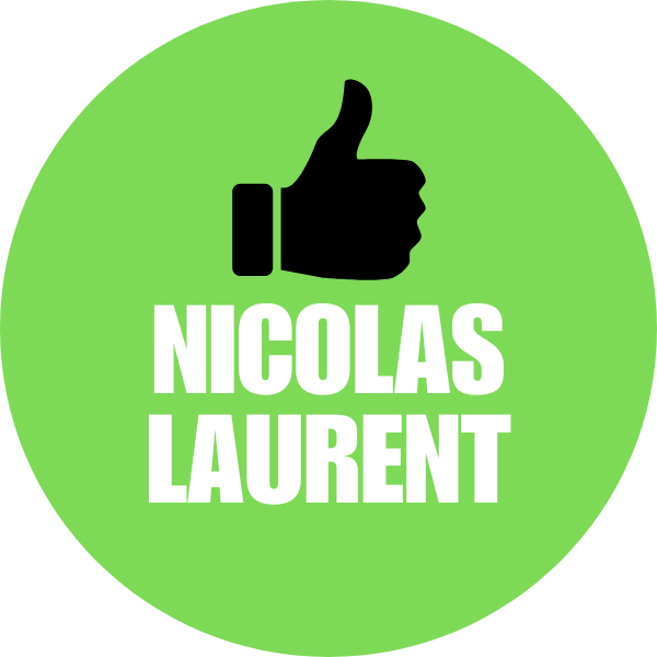 Pins - J'aime Nicolas Laurent [VERT]